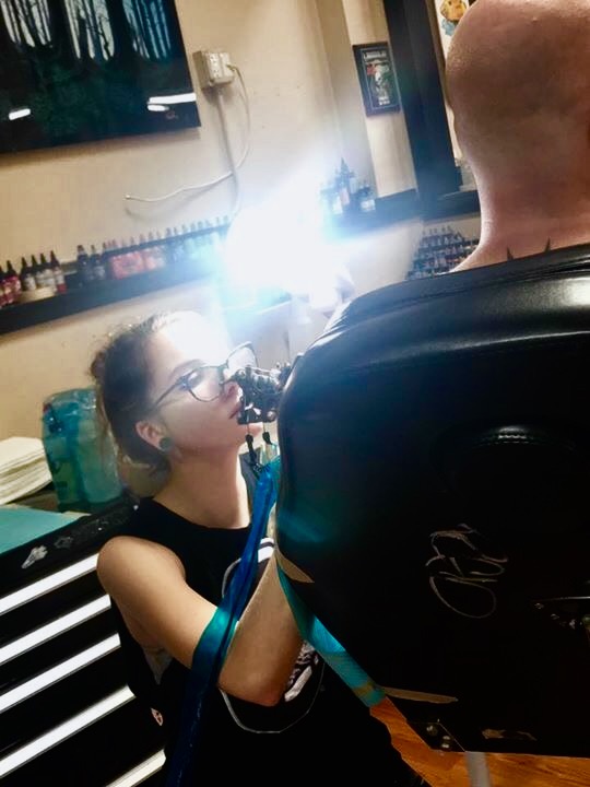 Belena Roy New Tri Pink Tattoo