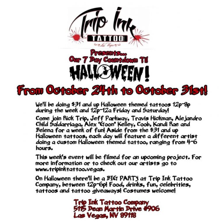 October Halloween Book Trip Ink Tattoo