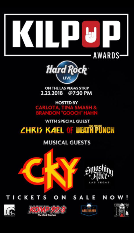 Kilpop Award Hard Rock Trip Ink Tattoo