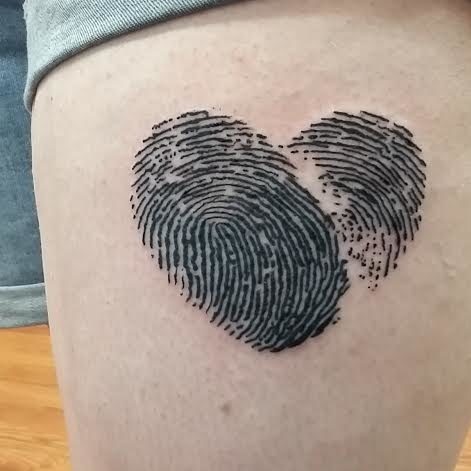 custom fingerprint tattoo | Las Vegas - Trip Ink Tattoo