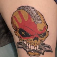 skull knuckle tattoo Design - Las Vegas Trip Ink Tattoo