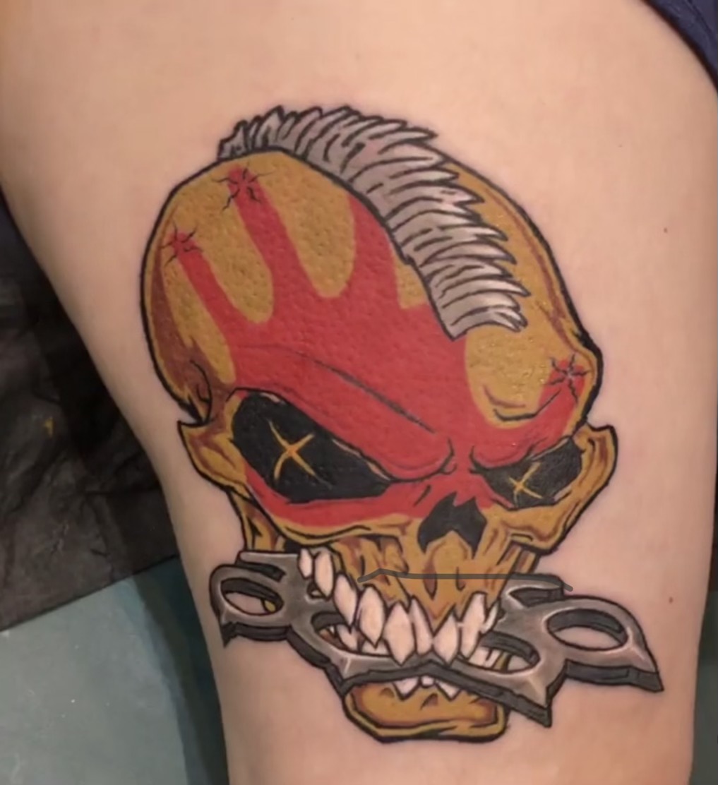 skull knuckle tattoo Design - Las Vegas Trip Ink Tattoo