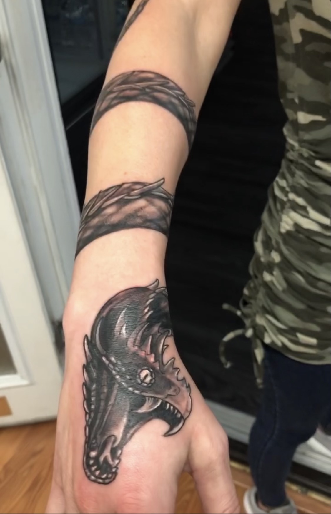 snake cobra arm tattoo design Las Vegas | Trip Ink Tattoo