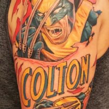 Xman Colton X Man Tri Pink Tattoo